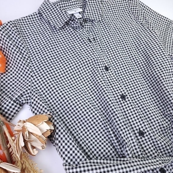 New Lisa Marie Fernandez Black White Seersucker Belted Button Down Maxi Dress XS - Picture 11 of 15